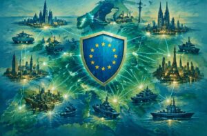 KI-generierte Illustration zum Thema: Kann sich Europa ohne die USA verteidigen?